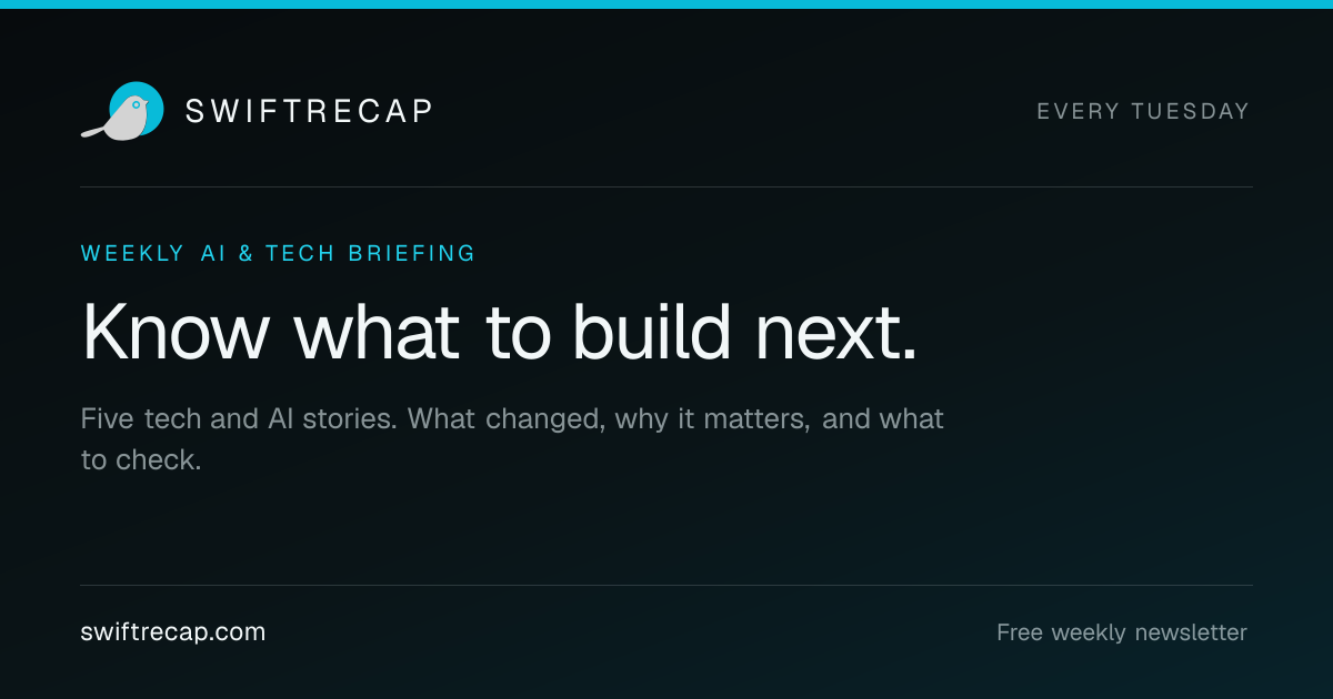 Five stories, once a week. Is this tech briefing worth the inbox space?